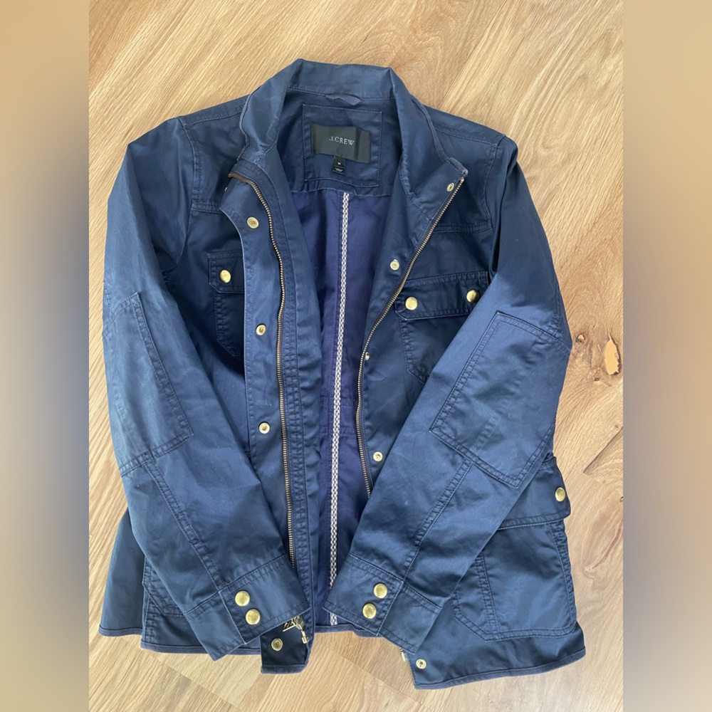 Women’s vintage J Crew light jacket, medium. 100% cotton